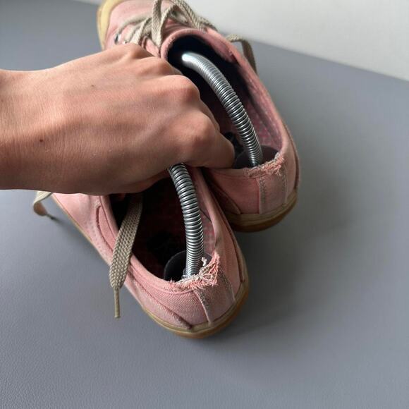 Vintage thrashed faded pink simple shoes - Picture 4 of 8